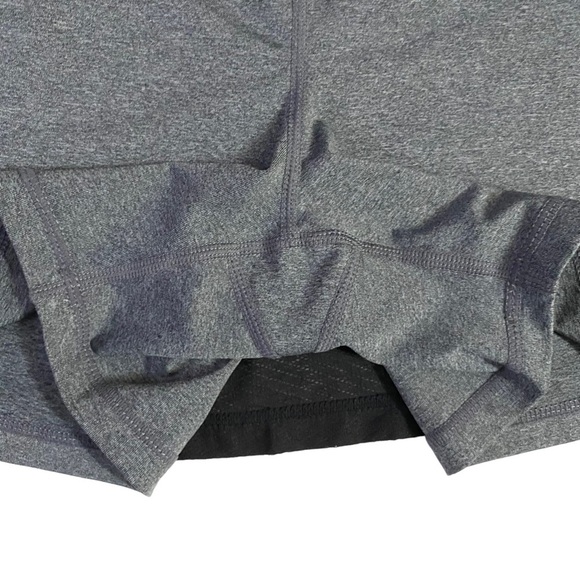 Head Skort Gray Shorts Black Skirt Tie Detail Stretchy Wide Waistband Large L - Picture 8 of 12